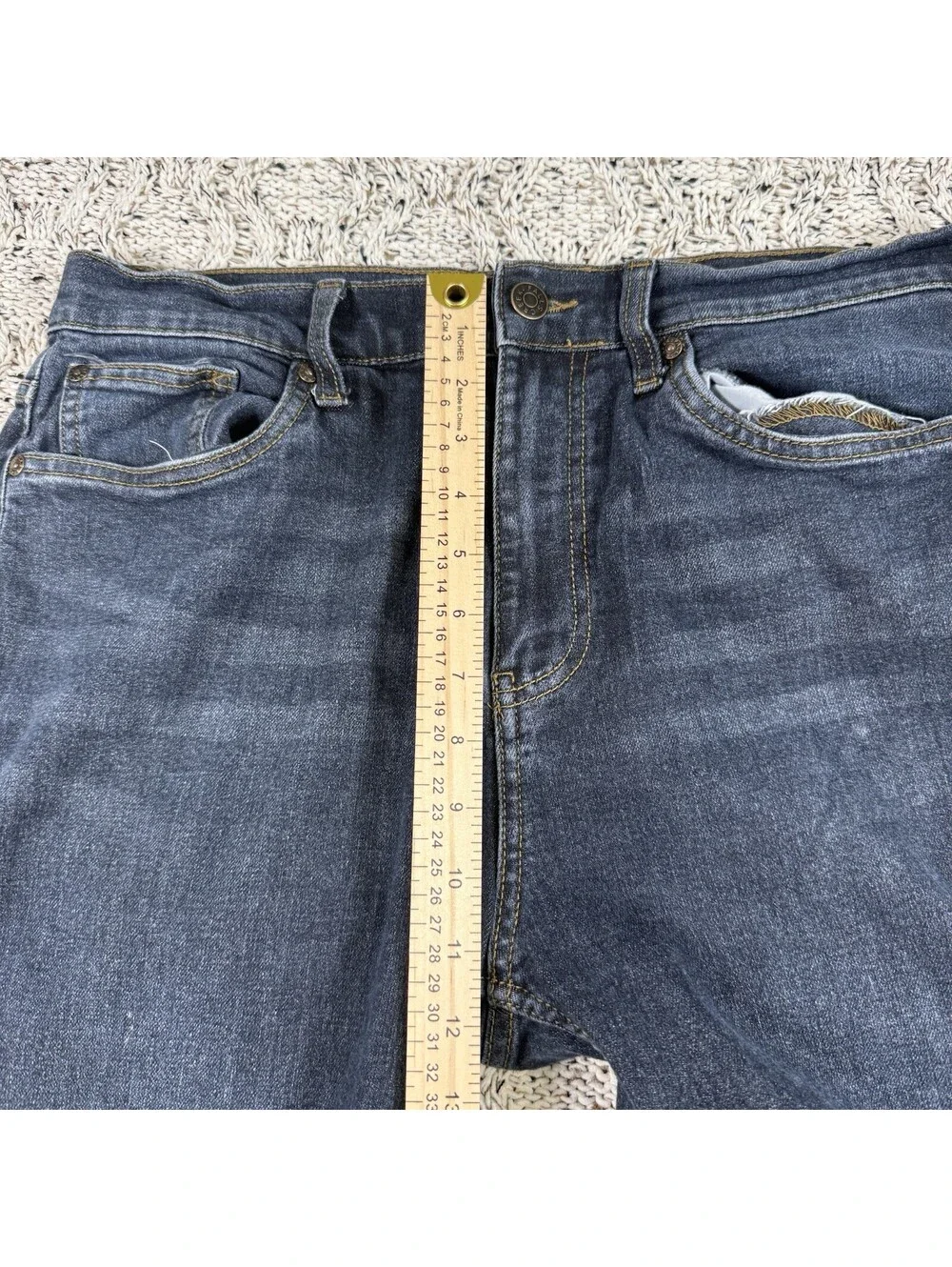 Falls Creek Relaxed Fit Jeans Men’s 36x32 Blue Denim Straight Leg Casual Pants